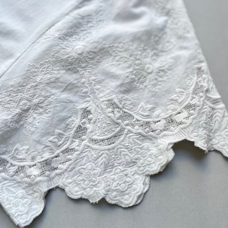 Chou Chou de maman 刺繍袖カットソー
