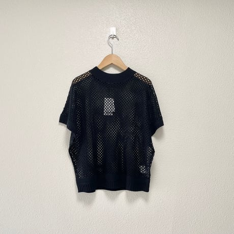le vent souffle ハニカムメッシュニット ボトルネックプルオーバー