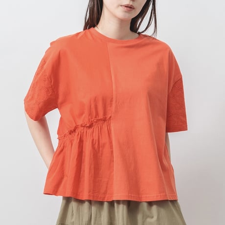 【4色展開】select 切替ギャザーブラウス