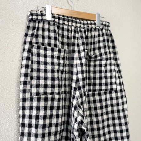 2023AW / nest Robe ウールコットンリネンギンガムパンツ