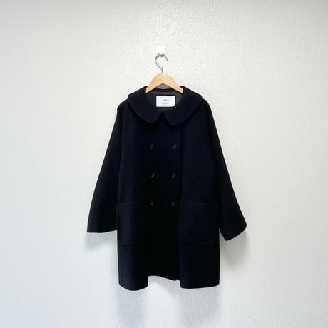 utilite ソフトメルトンラウンドカラーコート