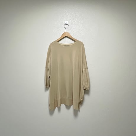 販売継続品/ STAMP AND DIARY スイスコットンVネックワイドプルオーバー