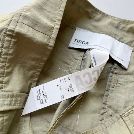 未使用品 / TICCA  シルクナイロンタックパンツ