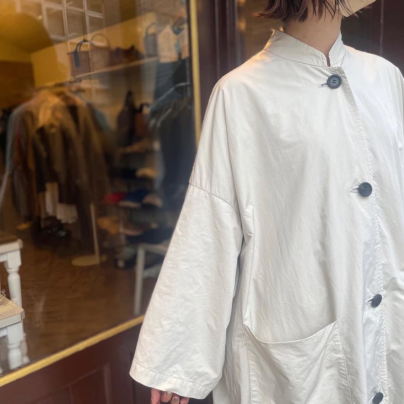 R&D.M.Co₋ パールラミーオーバーサイズコート | Lisululu Store