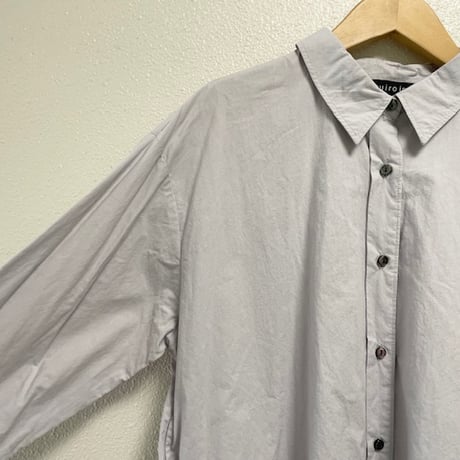 mizuiro ind  サイドスリットポケットシャツ