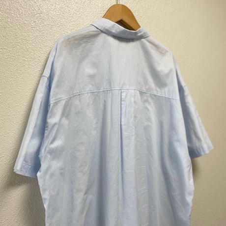 mizuiro ind ハーフスリーブワイドシャツ