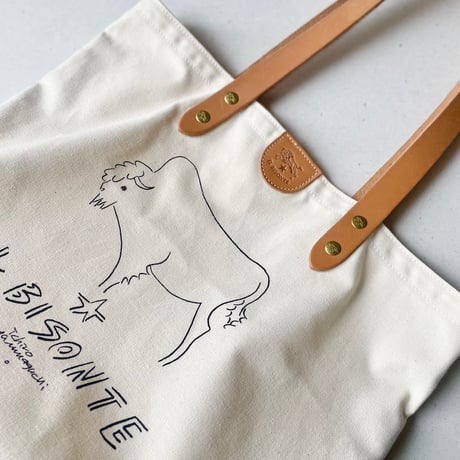 IL BISONTE × 山口一郎 キャンバストートバッグ