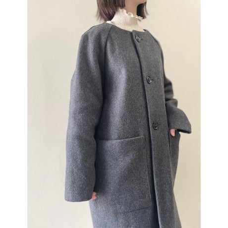 LONDON TRADITION × Charpentier de Vaisseau ノーカラーコート