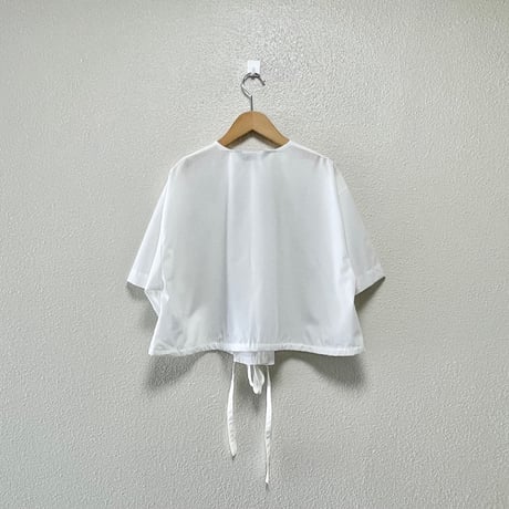 2025SS / タグ付き未使用品 mizuiro ind ドローストリングシャツ