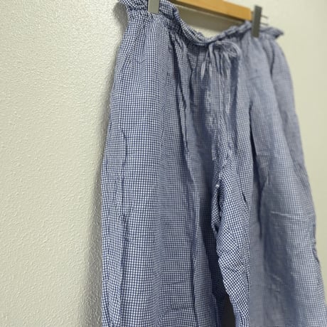 nest Robe ハードマンコットンリネンウエストラッフルパンツ