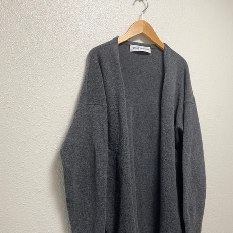 STAMP AND DIARY ロングニットカーディガン