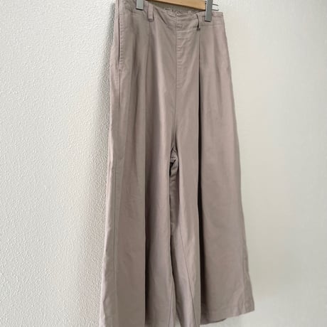 nest Robe コットンリネンタックワイドパンツ