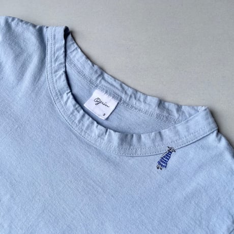 2023SS / grin エーゲ海天竺刺繍Tシャツ