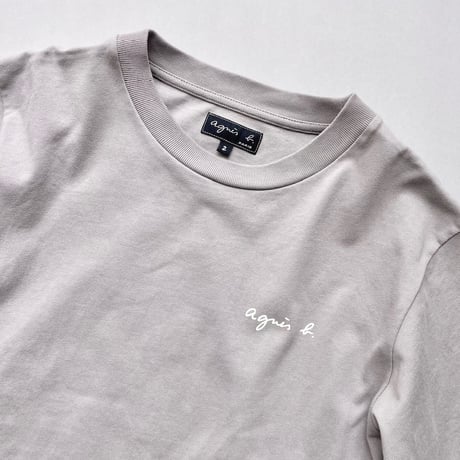 販売継続品 /  agnes b. ミニロゴ コットン 半袖 Tシャツ "Christof"