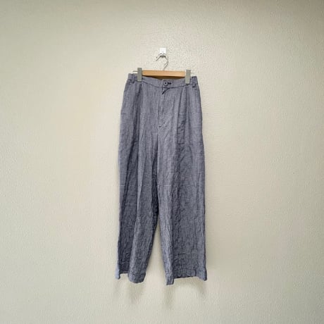 2025SS / l'atelier du savon くしゃくしゃコットン パンツ