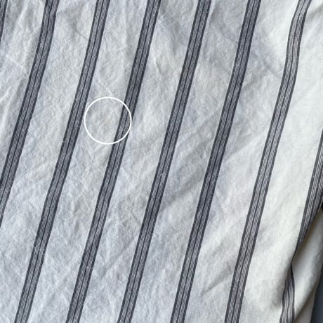 nest Robe コットンリネンストライプビッグシャツ