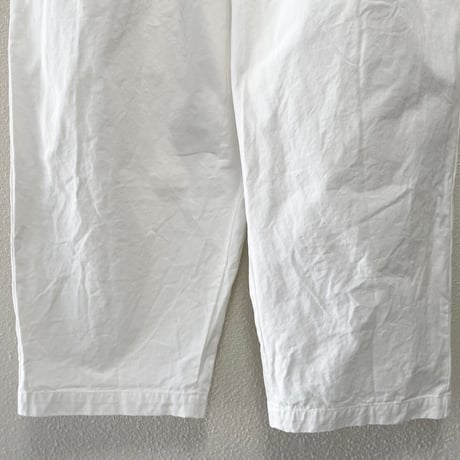 2023SS / nest Robe コットンチノ近江晒 タックパンツ