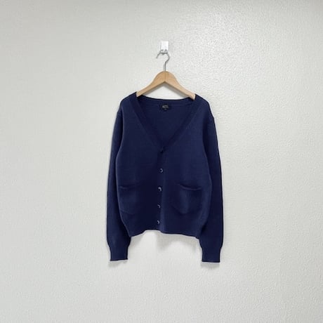 A.P.C  Vネックハイゲージニット