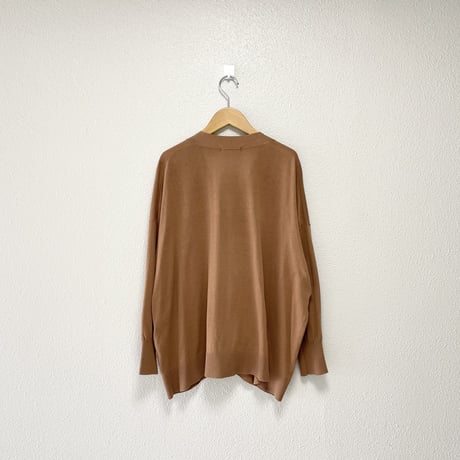 JOURNAL STANDARD アイスコットン CROP Vネックカーデ