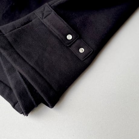agnès b.  コットン メルトン 長袖  カーディガンプレッション”Le Classique”