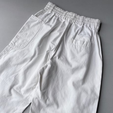 atelier naruse  コットンデニムWゴムバルーンパンツ