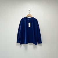 未使用品 / 2024SS HUIS. 遠州織物  コットンリネン バルーンスリーブワイドブラウス U106