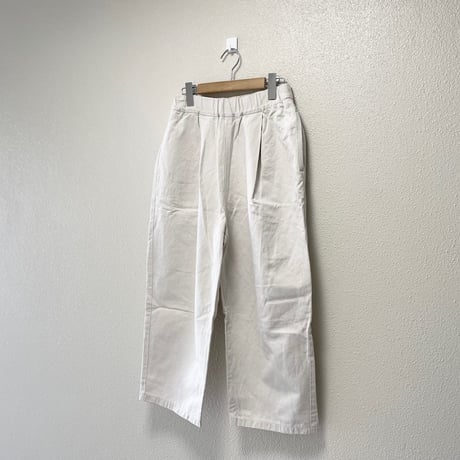 yuni コットンリネンタックパンツ