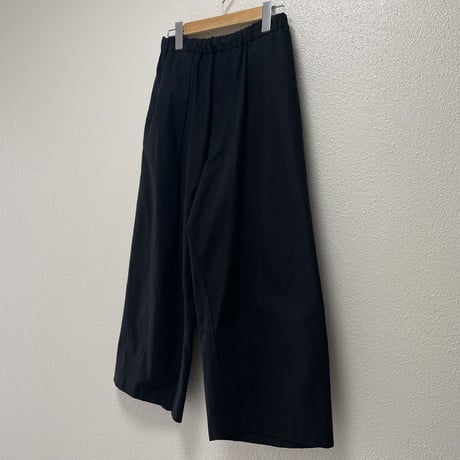 mizuiro ind コットンリネンハイウエストタックワイドPT