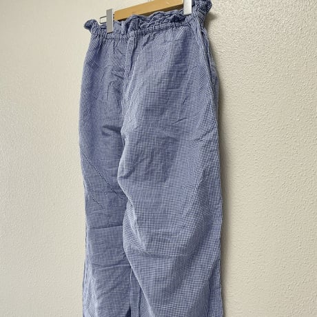 nest Robe ハードマンコットンリネンウエストラッフルパンツ