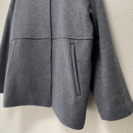 2024AW / JOURNAL STANDARD スーパー140ビーバー ノーカラーショートコート