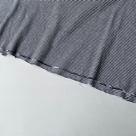 LENO HALF SLEEVE BORDER T-SHIRT