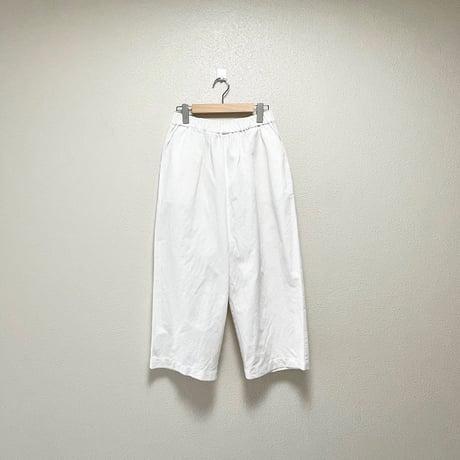 DIARIES コットンリネンデニムワイドテーパードパンツ