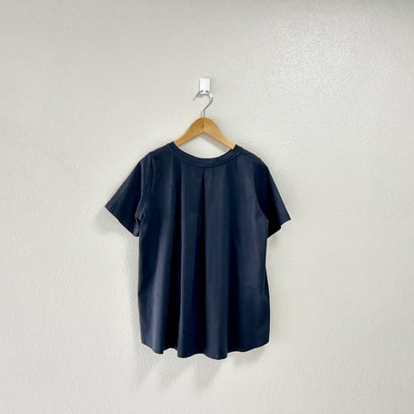 mizuiro ind クルーネックフレアTシャツ