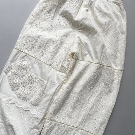 2026SS / 人気完売品 niko and ... リメイク風レースパンツ