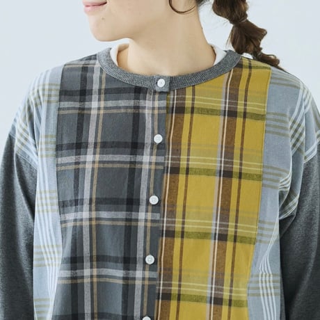 【3色展開】select パッチワークカットソー