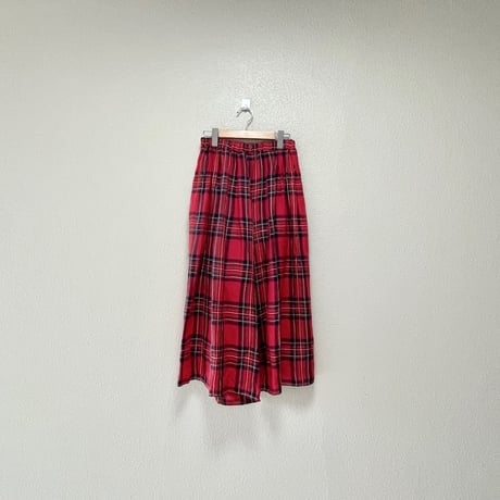販売継続品 / nop de nod リネンタータンタックキュロット