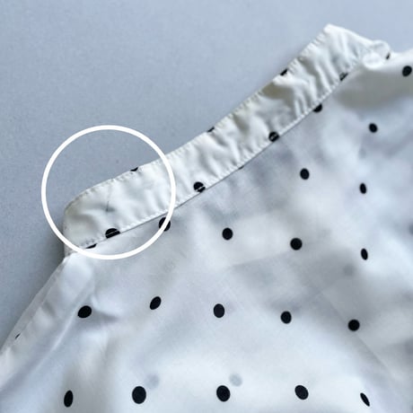 2023SS /  mizuiro ind ドットスタンドカラーシャツワンピース