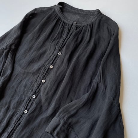2023SS /  nest Robe リネンガーゼロングシャツ