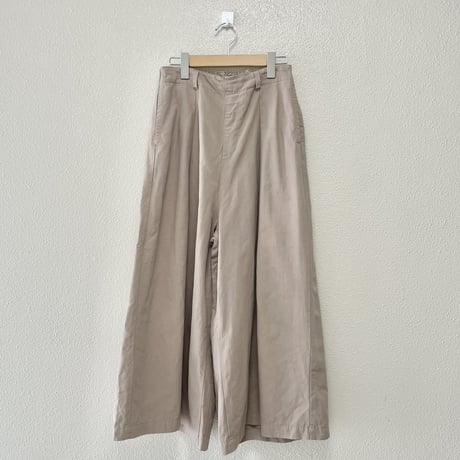 nest Robe コットンリネンタックワイドパンツ
