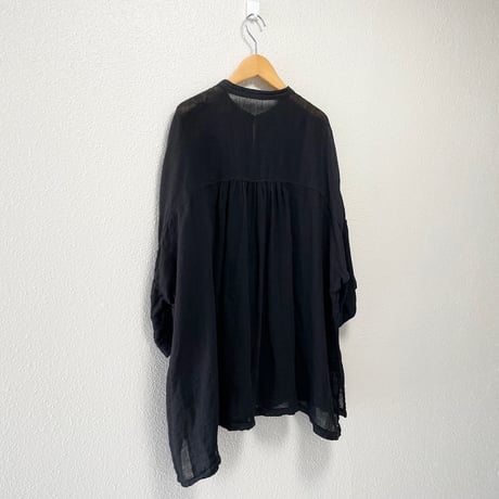 2023SS /  nest Robe リネンガーゼロングシャツ