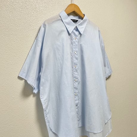 mizuiro ind ハーフスリーブワイドシャツ