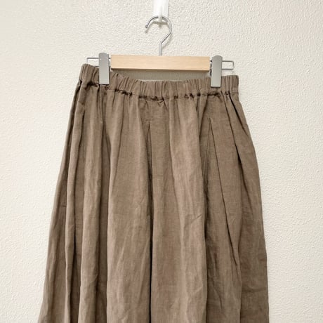 denier フレンチリネンスカート