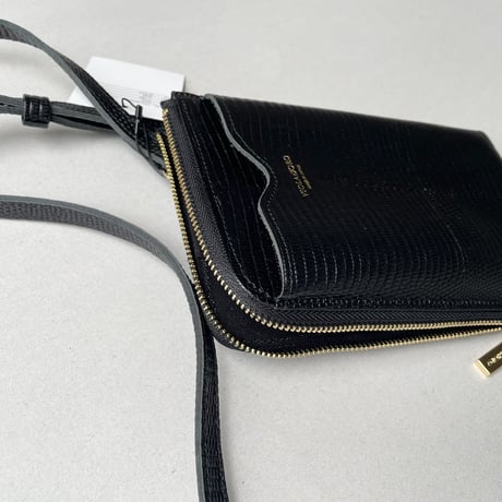 販売継続品/ タグ付き未使用品 VIOLAd'ORO ADRIA   V-1289 リザード型押しレザー スマートフォンポシェット