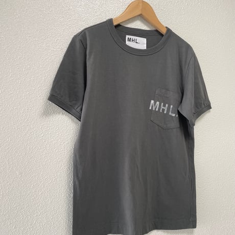 MHL. PRINTED COTTON JERSEY LOGO T-SHIRT