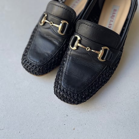 BARCLAY メッシュローファ　ブラックファブリック