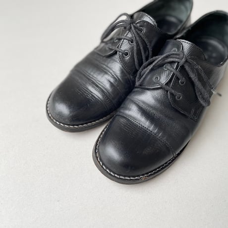 agnes b. レースアップレザーシューズ