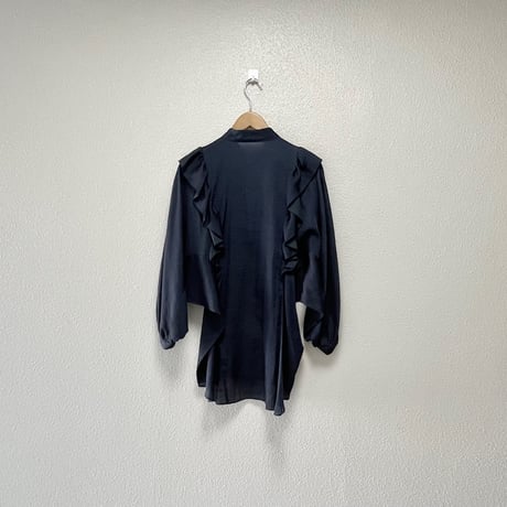タグ付き未使用品 /  Demi-Luxe BEAMS  フリル ボウタイブラウス