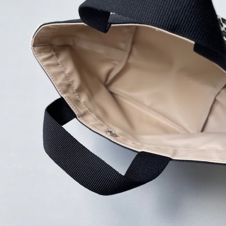 未使用品 / 限定カラー / Herve Chapelier  701FB パンサーブラン×ノワール×ブラン 舟型トートS