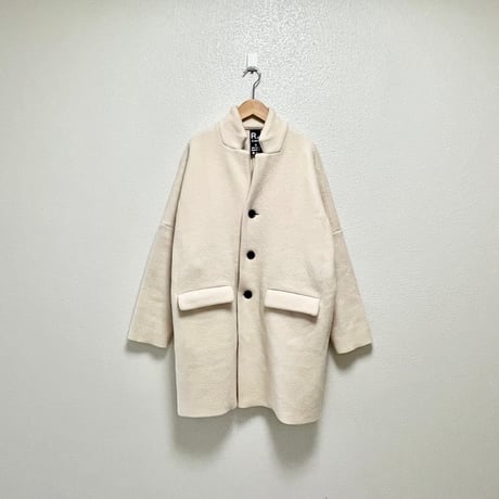 R&D.M.Co- / OLDMAN’S TAILOR  ウールフェルトニットハーフコート