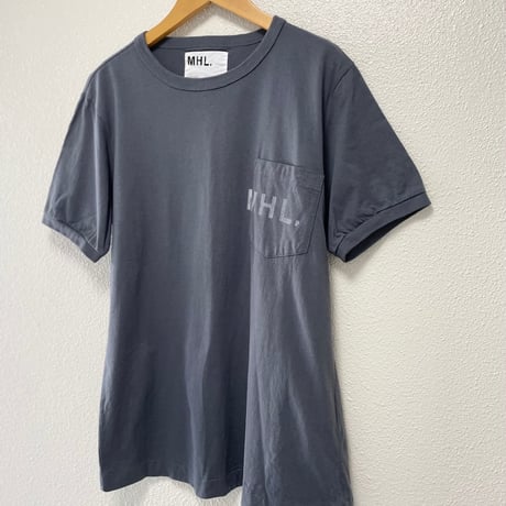 MHL. PRINTED COTTON JERSEY LOGO T-SHIRT